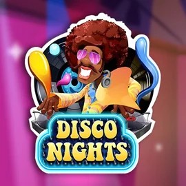 Disco Nights by Red Rake Gaming, showcased at run4wins.eu – game logo