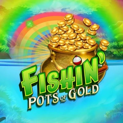Fishin Pots Of Gold slot logo by Gameburger Studios at Run4Win CasinoFishin Pots Of Gold