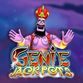 Jackpots logo of Genie Jackpots from Blueprint Gaming at Run4Win Casino
