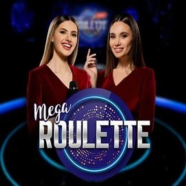 Mega Roulette logo by Pragmatic Play at Run4Win Casino