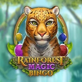 Bingo logo of Rainforest Magic Bingo from Play'n GO at Run4Win Casino