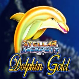 Dolphin Gold with Stellar Jackpots casino game by Lightning Box Game – featured logo at Run4Win Casino